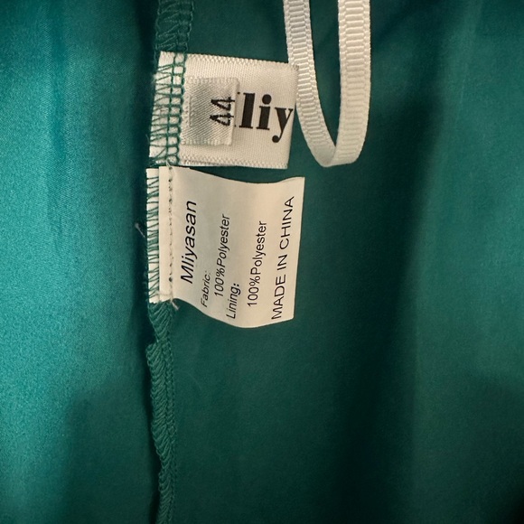 Festive Teal Midi Skirt - Picture 3 of 3